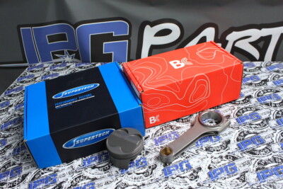 Supertech Pistons Brian Crower Rods For Honda K20 K20A K20A2 K20Z 86mm 12.5:1
