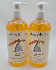 Crabtree Evelyn Gardeners Hand Soap 16.9 oz NEW with Pump Lot X 2