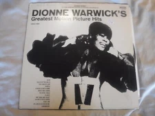 Dionne Warwick Greatest Motion Picture Hits Vinyl Record Scepter Records 1969