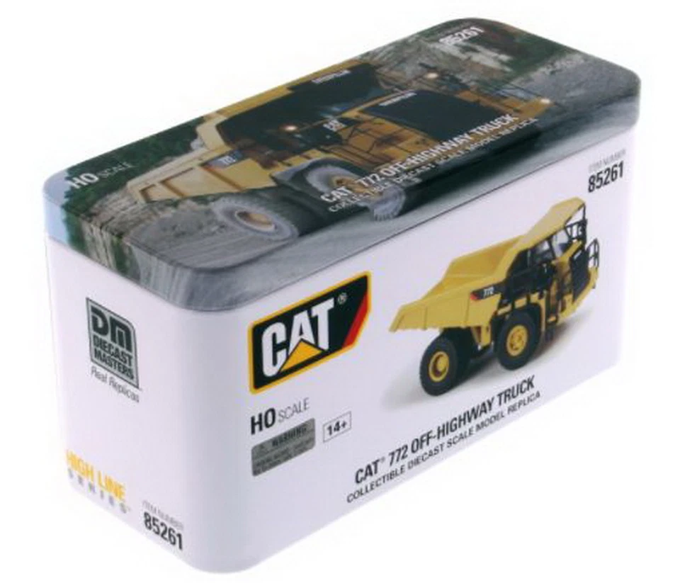 1/87 DM Caterpillar Cat 772 Off-Highway Truck Diecast Model #85261 - Image 2 of 2