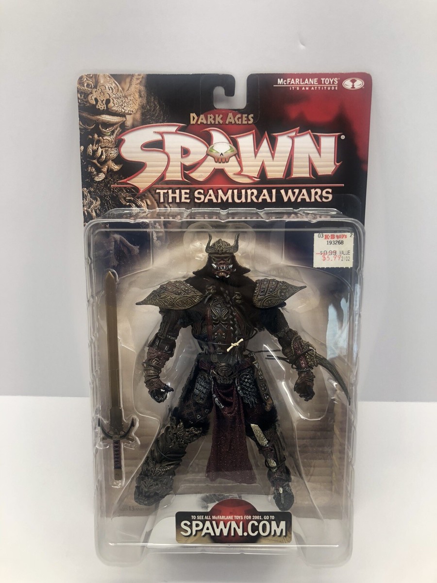 Spawn McFarlane Toys Dark Ages Spawn The Samurai Wars Series 19 Action  Figure