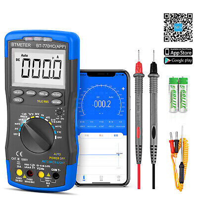 Multimetro Digitale Professionale Automatico Tester Elettrico 750V AC  Bluetooth