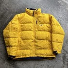 Vintage 90s Polo Sport Down Puffer Jacket Mens Size XL Solid Yellow Nupste