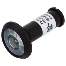 FIRE RATED- Bronze Door Peephole Viewer, With 1/2 In. Bore 180 Degree UL
