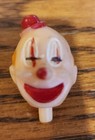 Vintage 4 Clown Heads Decoration Cupcake Cake Toppers