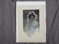 Harrison Fisher Plate 5 Wedding Day from A Dream of Fair Women Book 1907 7x9 1/2