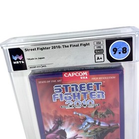 NES Street Fighter 2010 WATA 9.8 Factory Sealed Graded Nintendo Game
