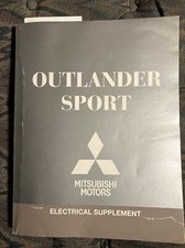 2013 Mitsubishi Outlander Sport Factory Electrical Supplement Service Manual