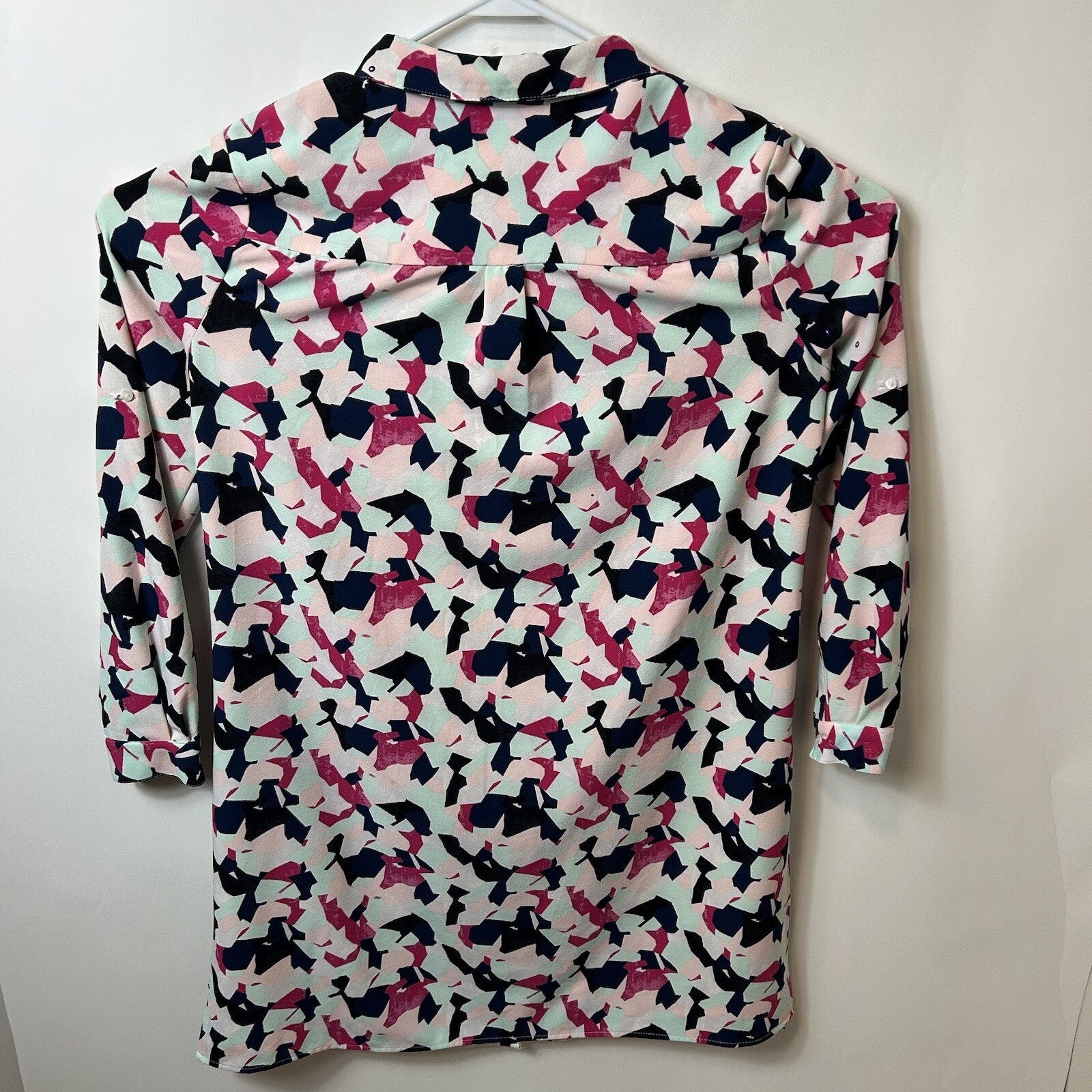 Grace Elements Women's Button Down Blouse Size La… - image 4