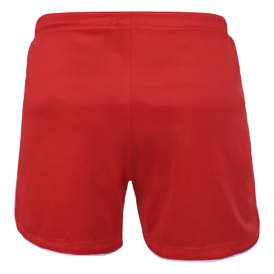 DEFY NUEVO HOMBRE ENTRENAMIENTO GIMNASIO ENTRENAMIENTO DEPORTES CORRER CASUAL FITNESS PANTALONES CORTOS ROJO Foto 4 de 4