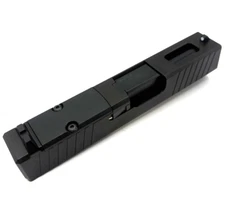 High Table Glock 26 Gen 1-3 Complete Slide Black | RMR Cut + Cover Black Barrel