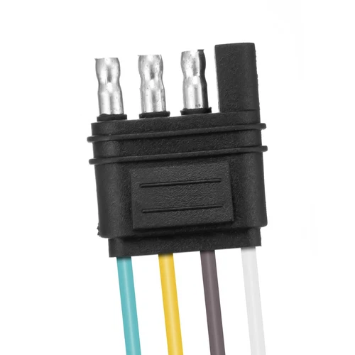 4-Pin Plug Trailer Light Wiring Harness Extension Flat Wire Connector 2ft 18awg - Bild 9 von 22