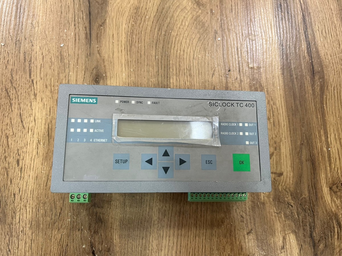 Siemens 2XV9450-2AR01 SICLOCK TC 400 S/N: SMAWN108804 | eBay