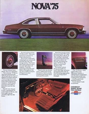 1975 GM Chevrolet Nova USA Brochure Brochure