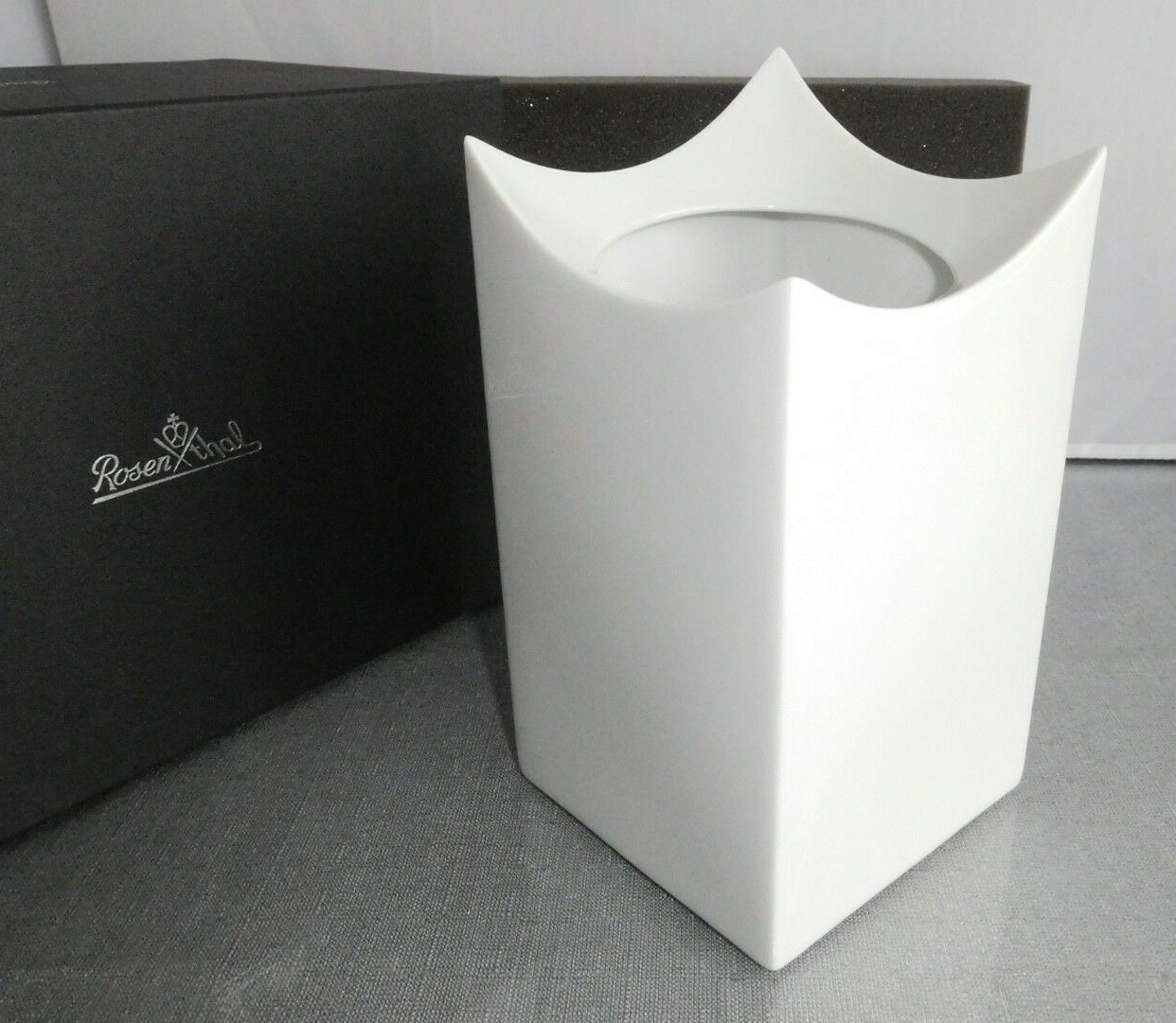 Rosenthal Vase 20 cm Roof Weiß Neu & Ovp eBay