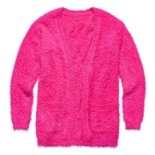 Total Girl Eyelash Cardigan Girls Size XXL Msrp 38.00 New Aruba Pink