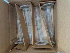 Kimble 20024-50 KIMAX 50mL Class B Glass Graduated Cylinders 4-Pack New Old Stok