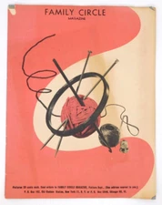 Book Vintage Family Circle Magazine Pattern Catalog Needle Art