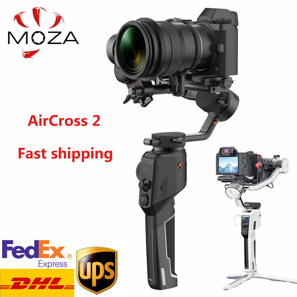 New Moza AirCross 2 Gimbal 3-Axis Handheld Camera Stabilizer for