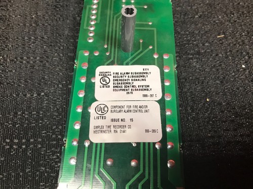 Simplex 623-722 Motherboard 999-089 for Fire / Burglary Alarm Control Unit - Picture 8 of 9