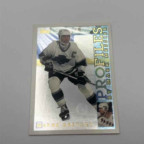 1995-96 Topps Profiles #PF1 Wayne Gretzky (ref 177251) Kings - 第 1/8 張圖片