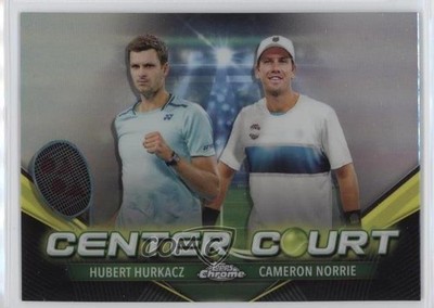 2024 Topps Chrome Center Court Hubert Hurkacz Cameron Norrie Rookie RC e3m