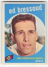 Ed Bressoud 1959 Topps #19 San Francisco Giants GD-VG
