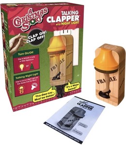 A Christmas Story Leg Lamp Talking Clapper with Movie Quotes Night Light