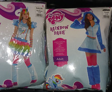 My Little Pony Rainbow Dash Twilight Sparkle Costume Junior Adult RARE