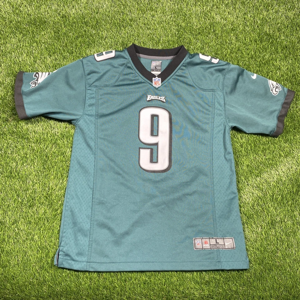 Camiseta Nick Foles Philadelphia Eagles Juvenil Grande Nike #9 Verde NFL  Foto 2 de 4