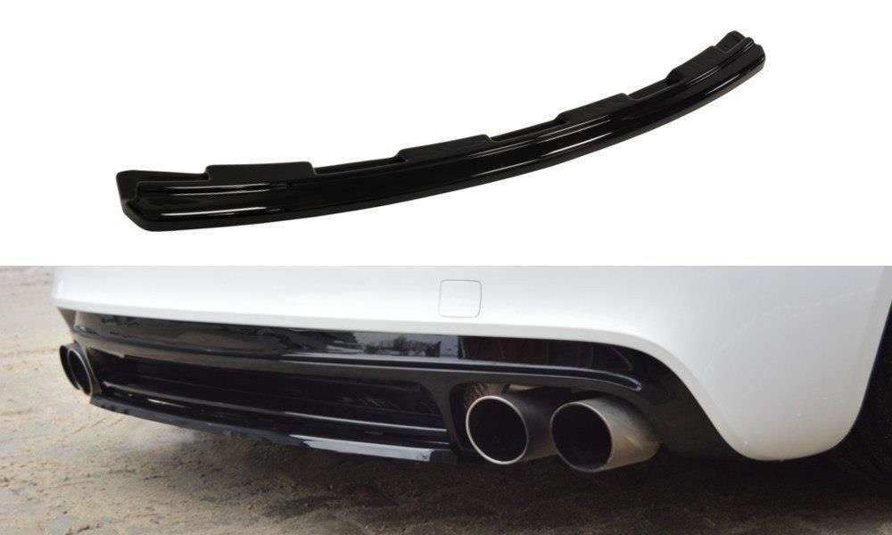 Splitter Arrière Maxton pour Audi TT S 8J Noir Brillant