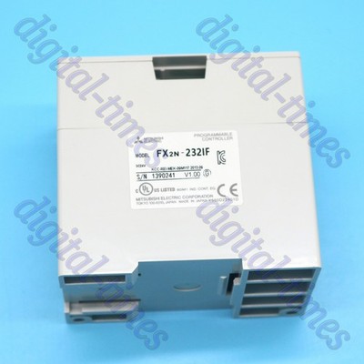 Used  MITSUBISHI FX2N-232IF melsec PLC Tested Free shipping#LJ