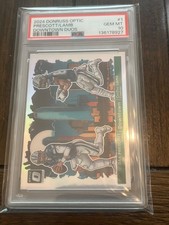 2024 Optic Downtown Duos Dak Prescott CeeDee Lamb Cowboys PSA 10