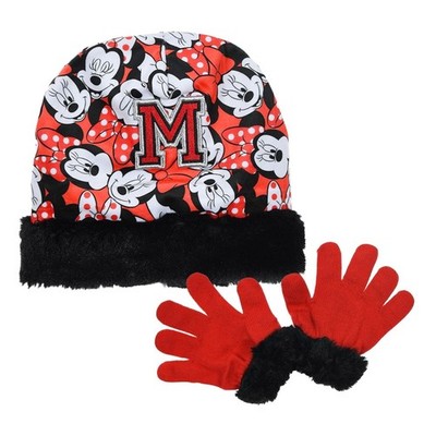 Set aus Disney Minnie Mouse Wintermütze und Handschuhen für Mädchen 52 , 52