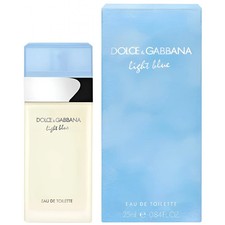 DOLCE & GABBANA LIGHT BLUE 25ML EDT SPRAY | NEW & SEALED | FREE P&P | UK
