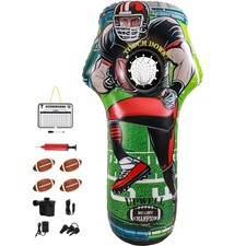 Inflatable Football Target Set - 6ft Blow Up ...