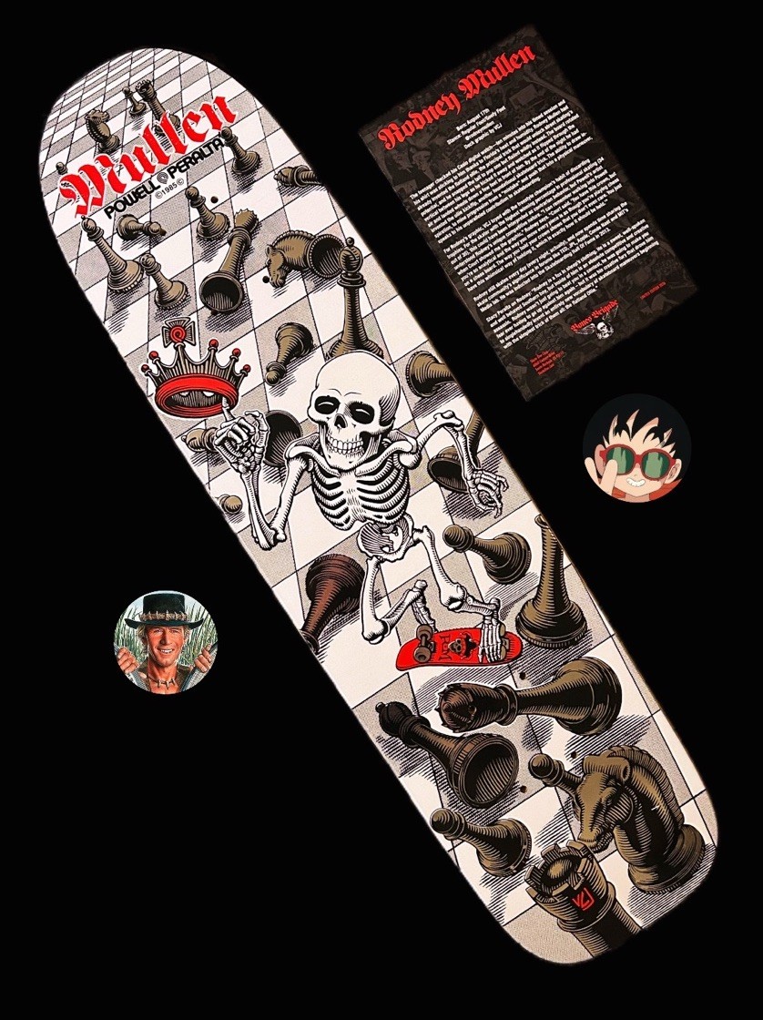 RARE Rodney Mullen Powell Bones Brigade SERIES 17 Skateboard