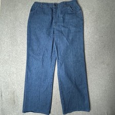 VTG Sears Jeans That Fit 20 Tall Regular High Rise Blue Denim Straight Leg 70s