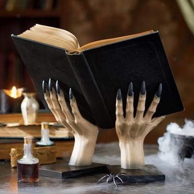 Hexenhand-Buchstützen, Hexenhand-Buchständer für Wohnzimmer, Büro,