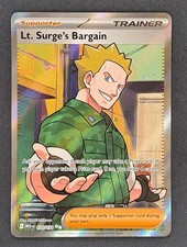 Lt. Surge's Bargain 170/132 Me01: Mega Evolution Holo Pokemon TCG NM