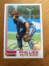 1982 Topps - Pete Rose #780 Philadelphia Phillies Vintage Baseball Card