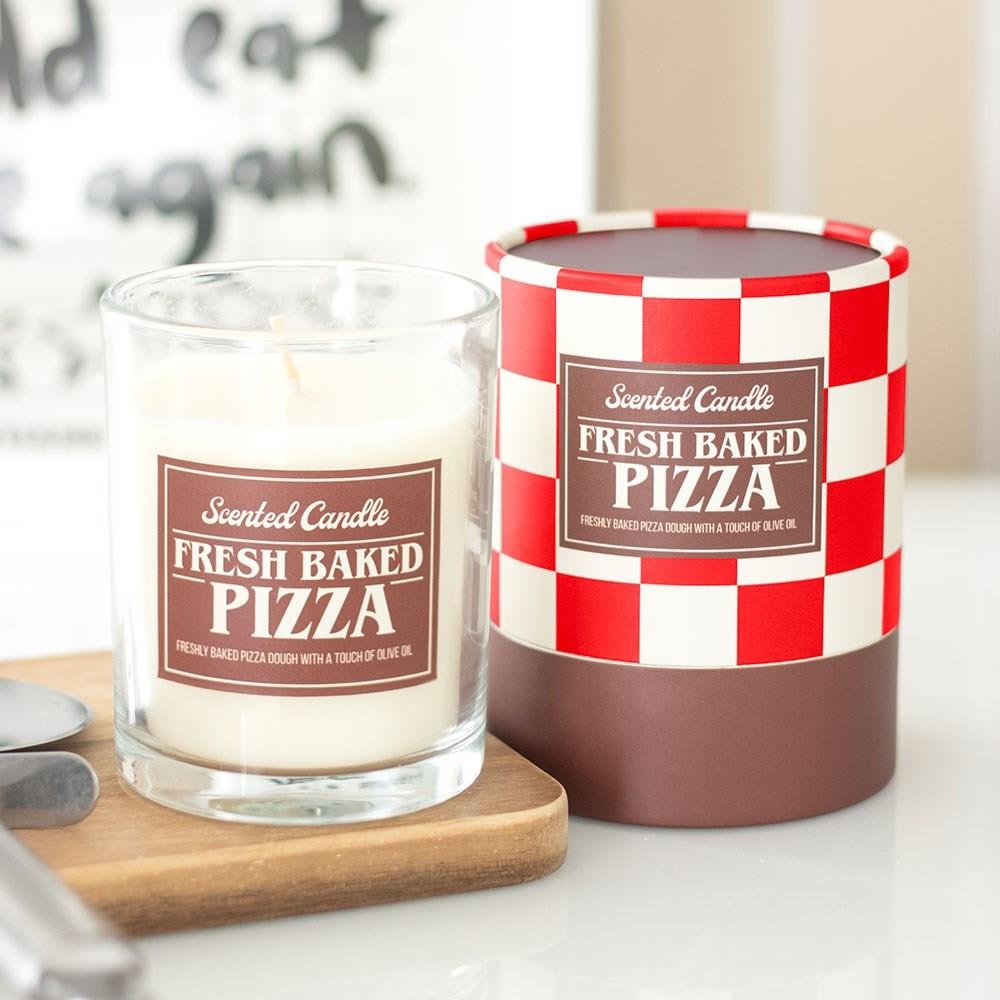 Freshly Baked Pizza Scented Jar Candle - In Presentation Box
