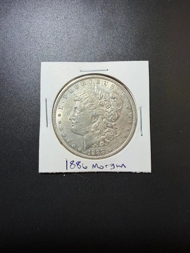 1886 Morgan High Grade UNC Details 90% Silver Coin Good Album Filler Type Coin