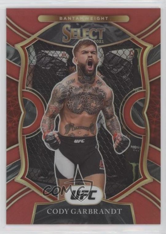 2021 Panini Select UFC Concourse Red Prizm 22/99 Cody Garbrandt #20 n0c
