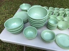 110+ set of Vintage Fire King Jadeite - Sold As A Lot