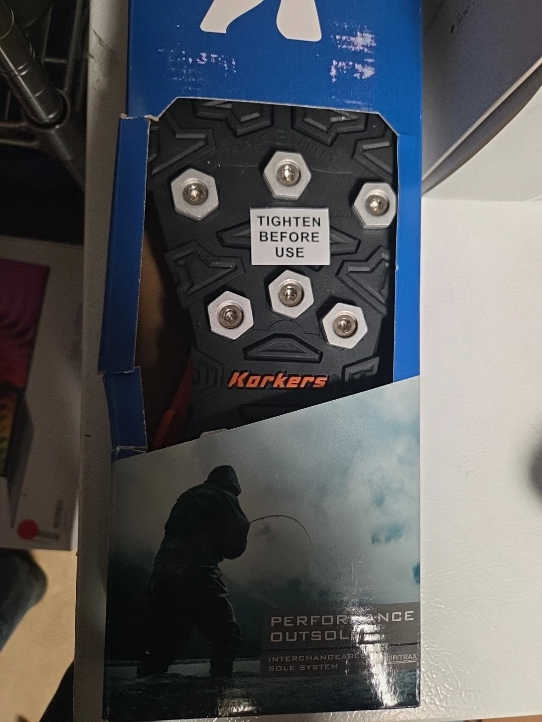 Korkers Omnitrax Interchangeable Sole System-Triple Threat Hex Disk 15
