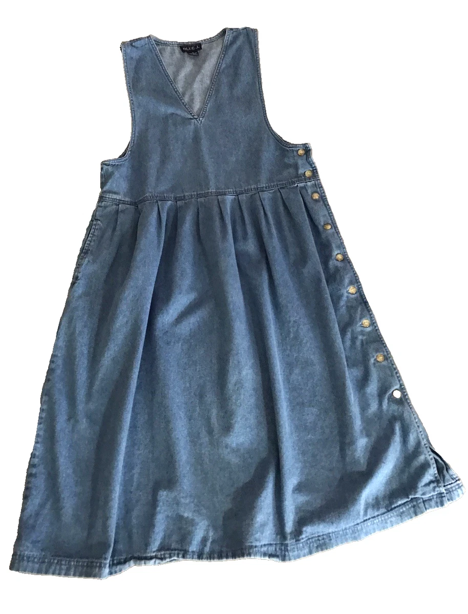 Denim Dresses Overall Dress Midi for sale | eBay