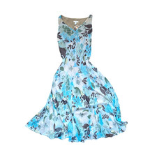 fairy vintage silk midi dress