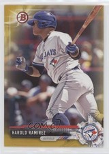2017 Bowman Prospects Gold 28/50 Harold Ramirez #BP120 0v0