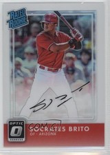 2016 Donruss Optic Rated Rookies Signatures Holo 63/150 Socrates Brito Auto 1q2